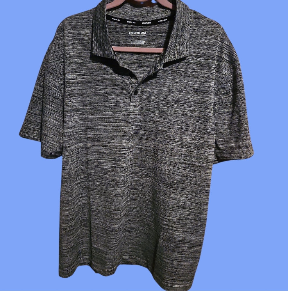 Kenneth Cole Men's Charcoal Polo Shirt